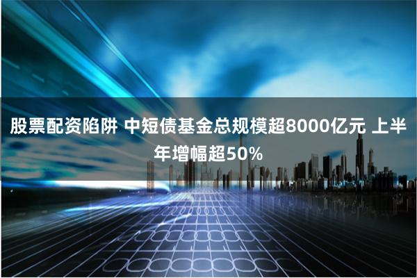 股票配资陷阱 中短债基金总规模超8000亿元 上半年增幅超50%